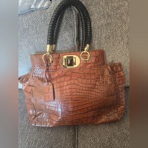 Badgley Mischka leather bag
